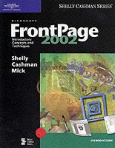 Tapa de Microsoft FrontPage 2002