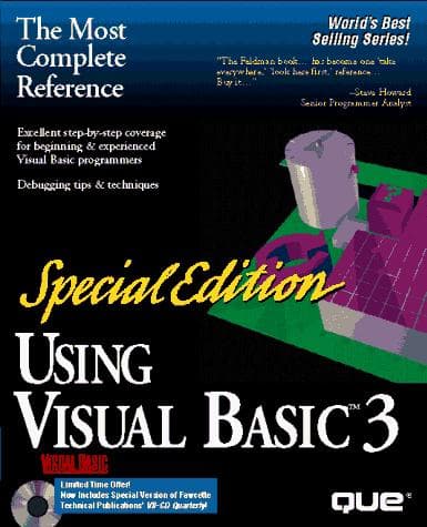 Tapa de Using Visual Basic 3/Book and Cd (Using ... (Que))