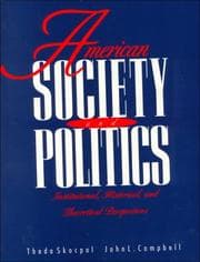 Tapa de American society and politics