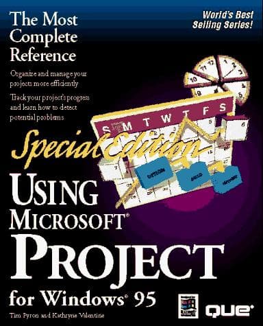 Tapa de Using Microsoft Project for Windows 95