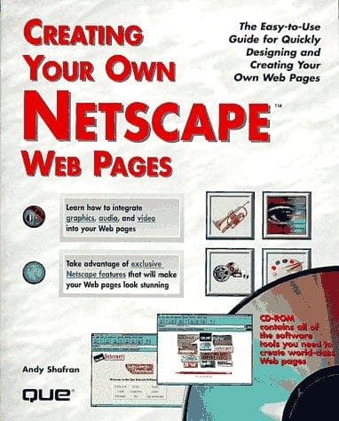Tapa de Creating your own Netscape Web pages