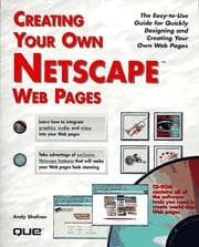 Tapa de Creating your own Netscape Web pages