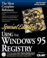 Tapa de Using the Windows 95 registry
