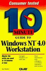 Tapa de 10 minute guide to Windows NT workstation 4.0