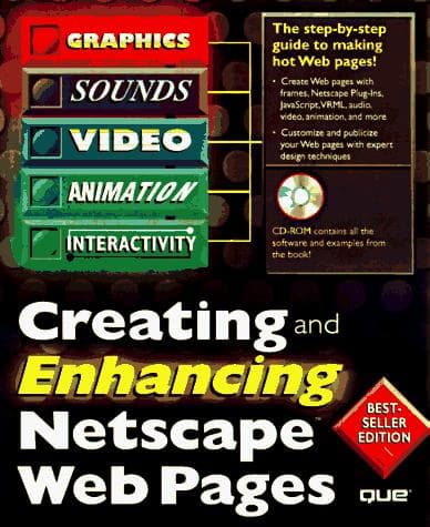 Tapa de Creating & enhancing Netscape Web pages