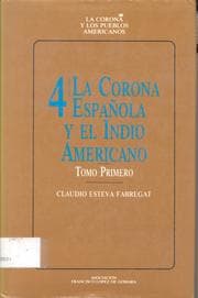 Tapa de La  Corona española y el indio americano