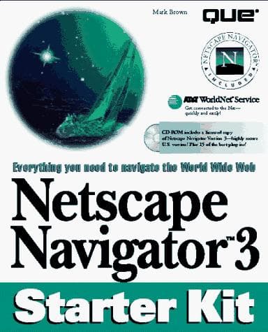 Tapa de Netscape Navigator 3 starter kit