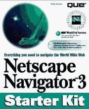 Tapa de Netscape Navigator 3 starter kit