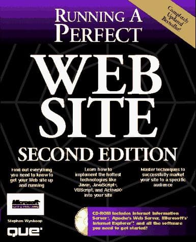 Tapa de Running a perfect Web site