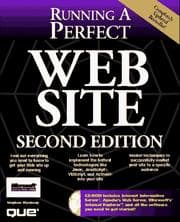 Tapa de Running a perfect Web site