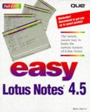 Tapa de Easy Lotus Notes 4.5