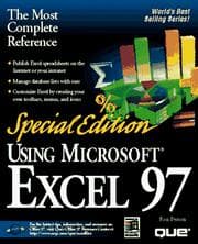 Tapa de Special Edition Using Microsoft Excel 97 (Using ... (Que))