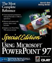 Tapa de Special Edition Using Microsoft PowerPoint 97 (Using ... (Que))