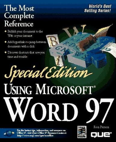 Tapa de Special Edition Using Microsoft Word 97