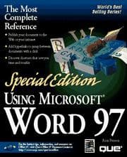 Tapa de Special Edition Using Microsoft Word 97
