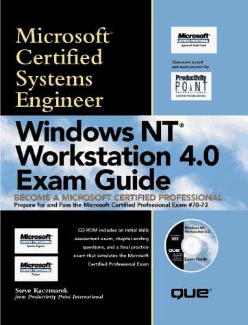 Tapa de Windows NT workstation 4.0 exam guide