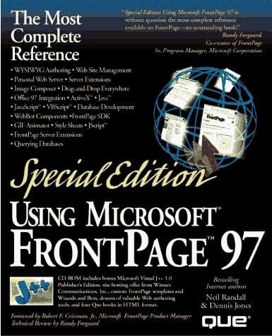 Tapa de Using Microsoft FrontPage 97