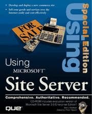 Tapa de Special Edition Using Microsoft Site Server