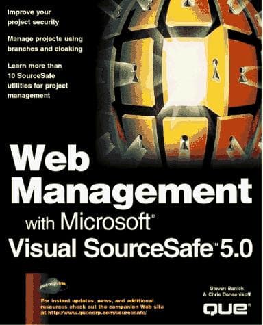 Tapa de Web management with Microsoft Visual SourceSafe 5.0