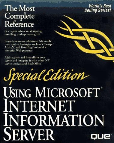 Tapa de Using Microsoft Internet information server 4