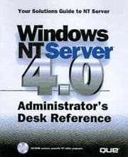Tapa de Windows NT server 4.0 administrator's desk reference
