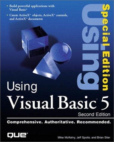 Tapa de Using Visual Basic 5