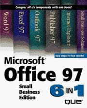 Tapa de Microsoft Office 97 small business edition 6-in-1