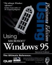 Tapa de Using Microsoft Windows 95