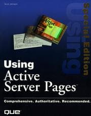 Tapa de Using Active Server Pages
