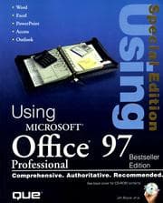 Tapa de Special edition using Microsoft Office 97