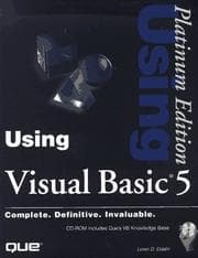 Tapa de Using Visual Basic 5