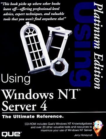 Tapa de Using Windows NT Server 4