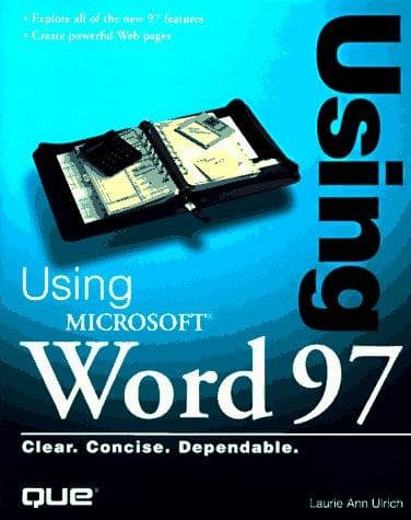 Tapa de Using Microsoft Word 97