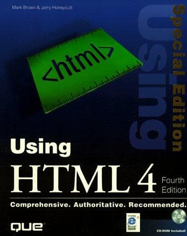 Tapa de Using HTML 4