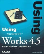 Tapa de Using Microsoft Works 4.5