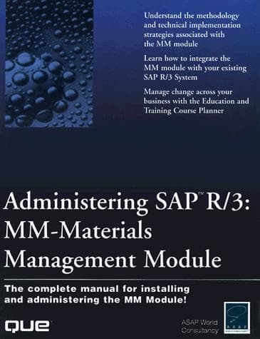 Tapa de Administering Sap R/3