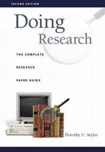 Tapa de Doing research