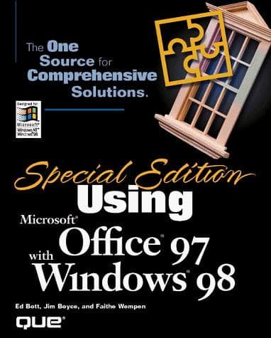 Tapa de Special edition using Microsoft Office 97 with Windows 98