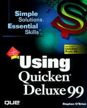 Tapa de Using Quicken Deluxe 99