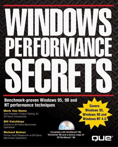 Tapa de Windows performance secrets