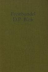 Tapa de Feestbundel aangeboden aan prof. dr. D.P. Blok ter gelegenheid van zijn 65ste verjaardag en zijn afscheid als hoogleraar in de nederzettingsgeschiedenis in verband met de plaatsnamkunde aan de Universiteit van Amsterdam