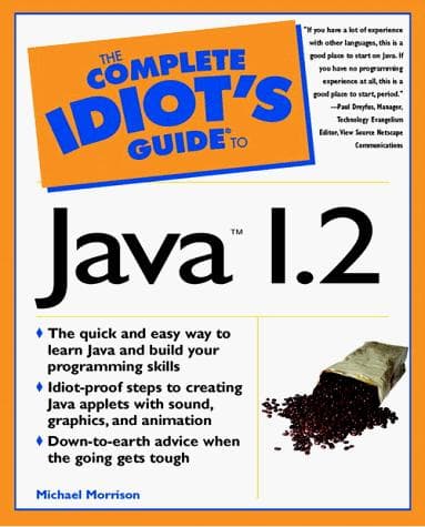 Tapa de The complete idiot's guide to Java 1.2