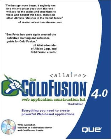 Tapa de The ColdFusion 4.0 Web application construction kit