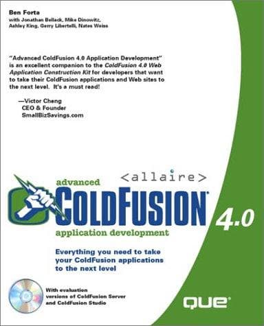 Tapa de Advanced Cold Fusion 4 Application Development