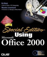 Tapa de Using Microsoft Office 2000