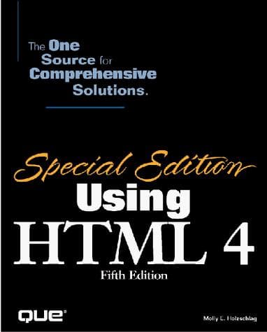 Tapa de Special edition using HTML 4