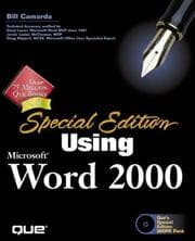 Tapa de Using Microsoft Word 2000