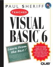 Tapa de Paul Sheriff teaches Visual Basic 6
