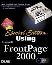 Tapa de Using Microsoft FrontPage 2000