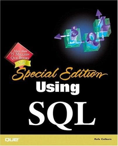 Tapa de Special edition using SQL